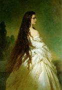 Franz Xaver Winterhalter Elisabeth Kaiserin von osterreich oil on canvas